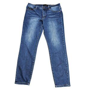 Tahari Chloe Fit Solution Skinny Jeans Womens 12/31 Blue Medium Wash Denim